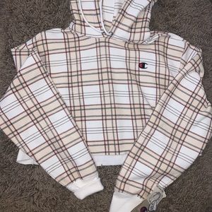 CROPPED CHAMPION HOODIE